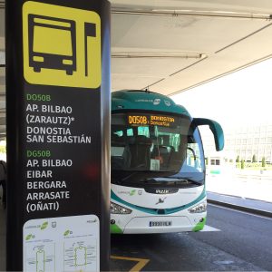 Bus from Loiu Bilbao Airport to Donostia-San Sebastián