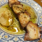 Brocheta de pulpo Octopus skewer