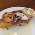 La Trainera Ham, squid and prawn